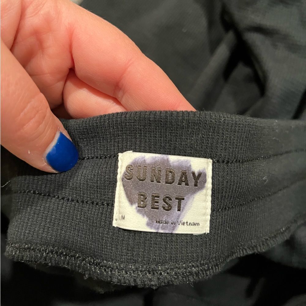 Sunday Best Aritzia Baby Waffle Jogger Black - Medium - Picture 8 of 8
